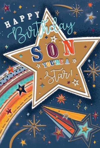 Picture of HAPPY BIRTHDAY SON YOURE A STAR